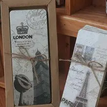 30 шт./компл. Европа Винтаж зданий Бумага закладки для книги, Винтаж Блокнот, канцелярский подарок школьные канцелярские принадлежности