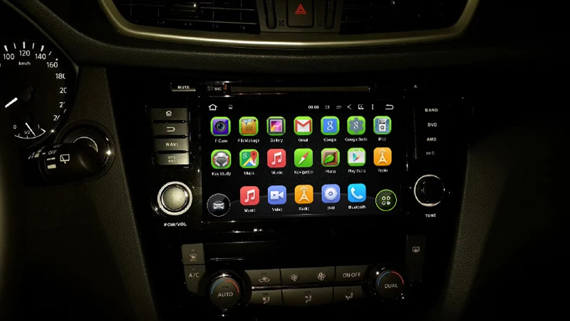 Discount 2Din 8"Android 9.0 Car DVD Radio Player Fit Nissan qashqai X-Trail 2014 2015 2016 GPS Navigation 8Core 4G+64G WIFI Bluetooth 2