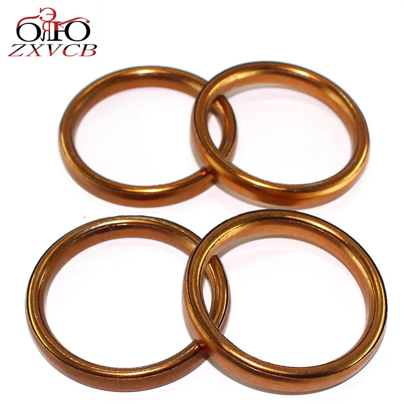 4pcs For HONDA CM 200 CM200 80-82 CM200T CB 250 CB250 motorcycle Nighthawk exhaust cylindre pipe header gasket ring parts