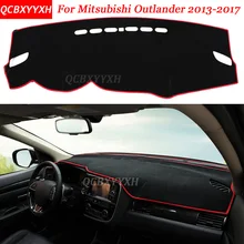Автомобильный Стайлинг приборной панели Избегайте светильник Pad полиэстер для Mitsubishi Outlander 2013- приборная платформа крышка защитные коврики
