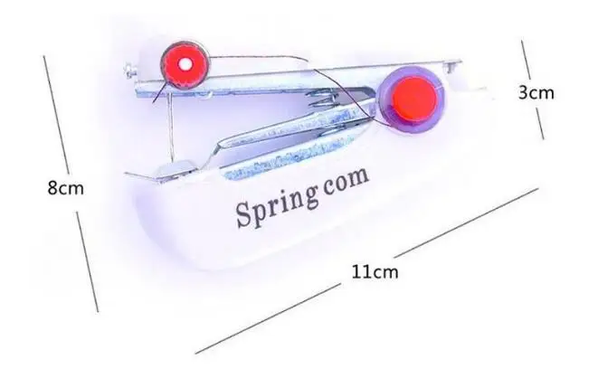 1 шт. портативная мини ручная швейная машина простое управление швейные инструменты швейная ткань удобный инструмент для рукоделия LYQ
