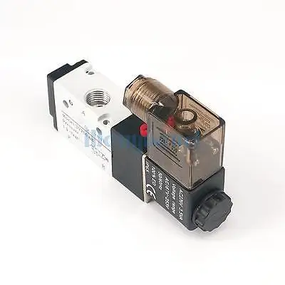 

AC220V 3V210-08 3 Way 2 Position 1/4" Pneumatic Solenoid Valve Alumium Body