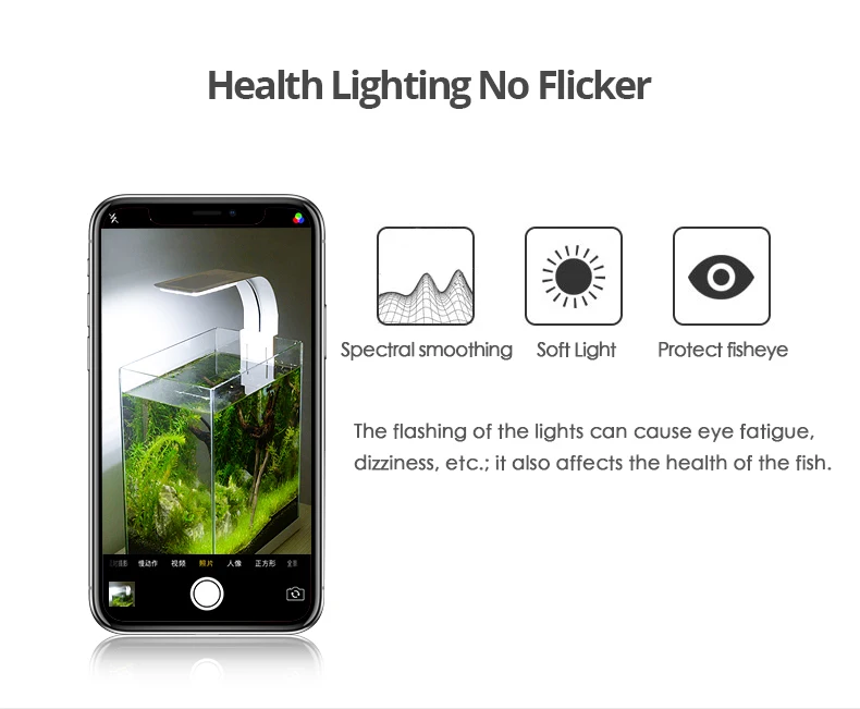 LED Aquarium Fish Tank Light Clip-on 5W/10W/15W LED Plants Grow Lights Aquatic Freshwater Aquarium Lamps Waterproof 220V EU Plug