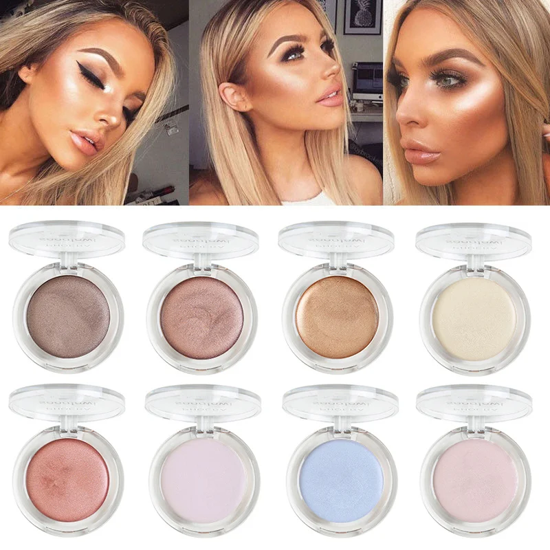 

8 Colors Llumination Face Highlighter Cream Shimmer Contouring Makeup Highlight Face Foundation Makeup Brighten Powder TSLM1