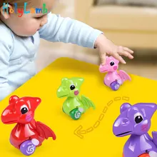 Милые Мультяшные животные, Крылатый дракон, заводные игрушки, заводные игрушки, Классические игрушки для новорожденных, весенние игрушки, разные цвета, винтажные