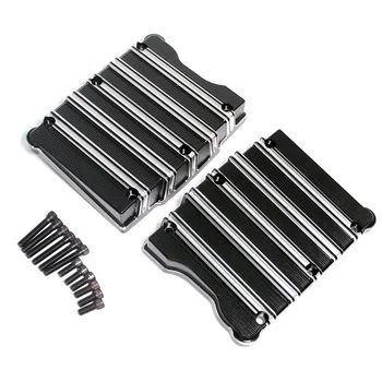 

Motorcycle Parts CNC Rocker Box Top Cover Case For Harley Touring Twin Cam Dyna Softail 1999-2017 Black
