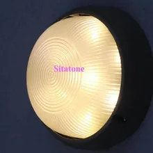 Водонепроницаемые наружные круглой формы 7 Вт светодиодный настенный светильник AC85-265V теплый белый, натуральный белый, белый