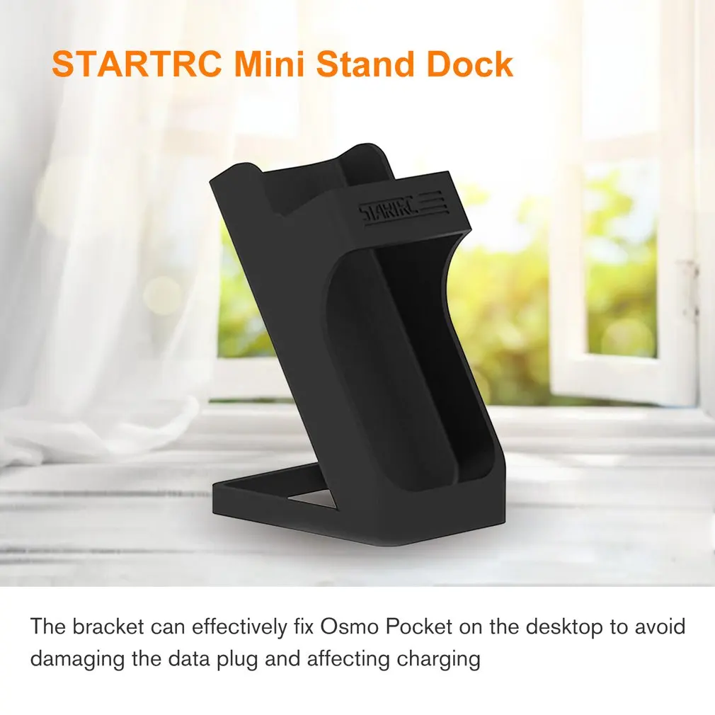 

OCDAY Mini Stand Dock Cradle Bracket Gimbal Desktop Stand Anti-shake Stabilizer for DJI OSMO Pocket Camera Model Toy Accessories