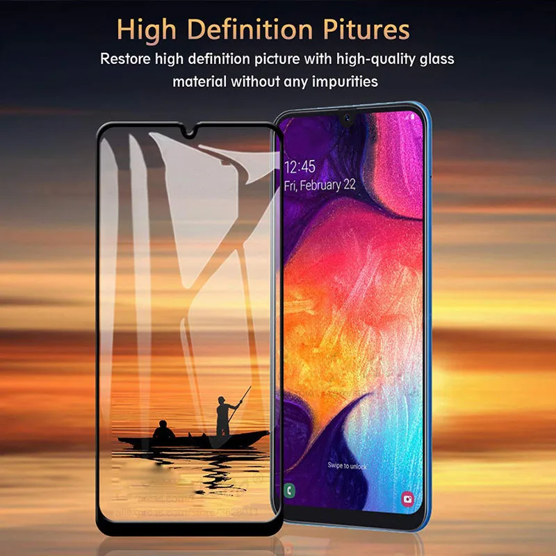 Закаленное стекло 2 в 1 для Samsung galaxy A20 A30 A40 A50 A70 Защитная пленка объектива камеры M20