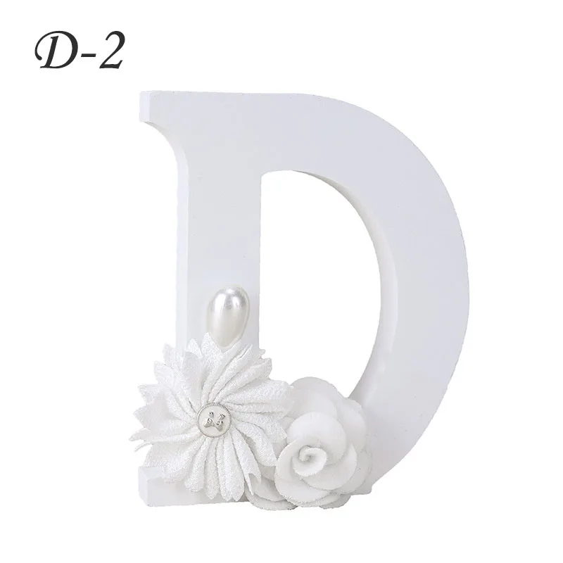 Английские буквы стоячие Свадебные украшения DIY имя дизайн цветок Английский алфавит ручной работы украшения домашний декор 1 шт