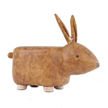 Творческий свинья дома изменить обувь стул диван детские подарки мультфильм устойчивый деревянный стул табуретка для животных