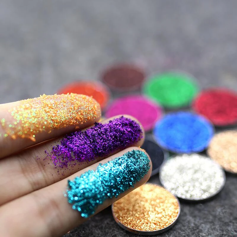 

6 Colors Popfeel 1Pcs/Sell Square Nail/Body/Eye Glitter Powder Paillettes Shining DIY Nail Art Dancingnail Shining Body Glitter