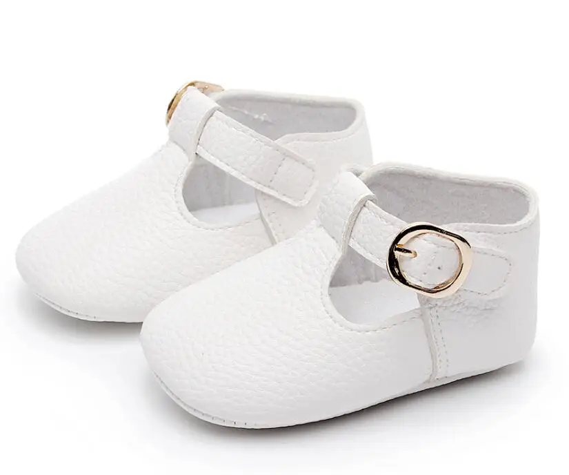 Обувь mary jane для новорожденных; балетки принцессы; стильная обувь для маленьких девочек с Т-образным ремешком; мягкая подошва; первые ходунки для детей 0-18 месяцев