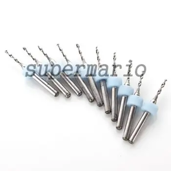 

10 x 1/8'' HQ Round Tip Carbide PCB Cameo Engraving Carving Bit CNC Router 30degree 0.4mm free shipping YJ3x3004x10