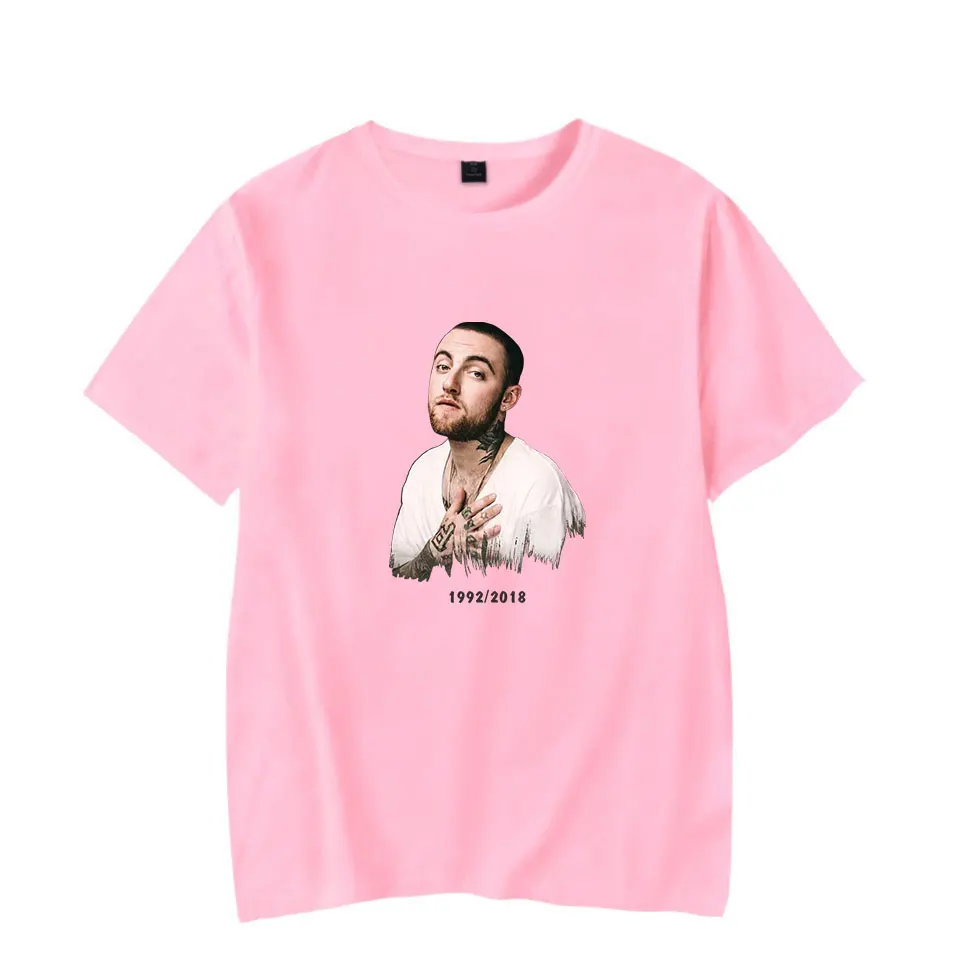 Забавная модная футболка с принтом «MAC MILLER», мужские и женские спортивные футболки в стиле хип-хоп, повседневные топы, футболка с круглым вырезом и коротким рукавом