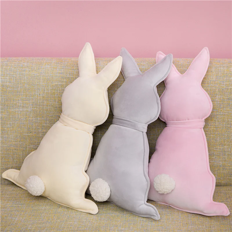 50 см Большой пухлый Мягкий Кролик Подушка плюшевая игрушка Успокаивающая подушка игрушки для детей или Пасхи