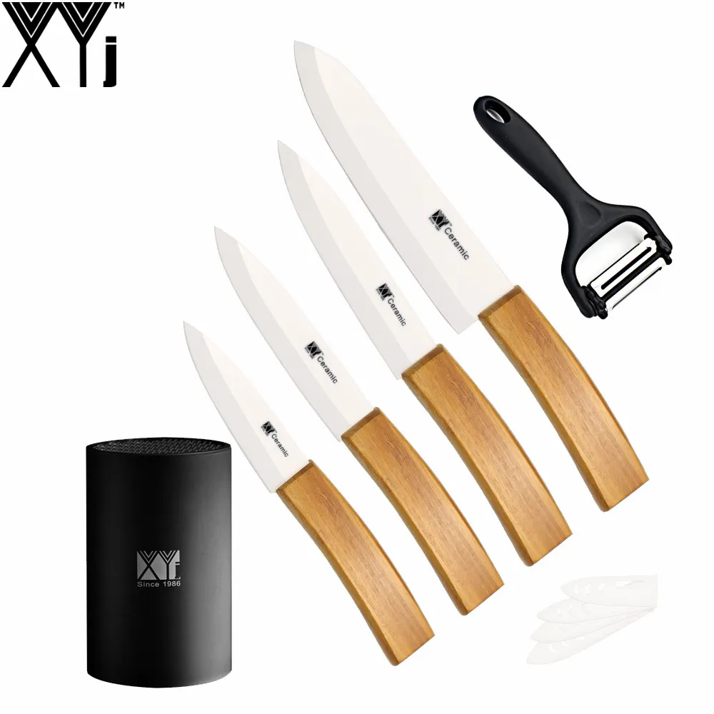 Ceramic Knife 3" 4" 5" 6" Zirconium Blade Non Slip Handle Cooking