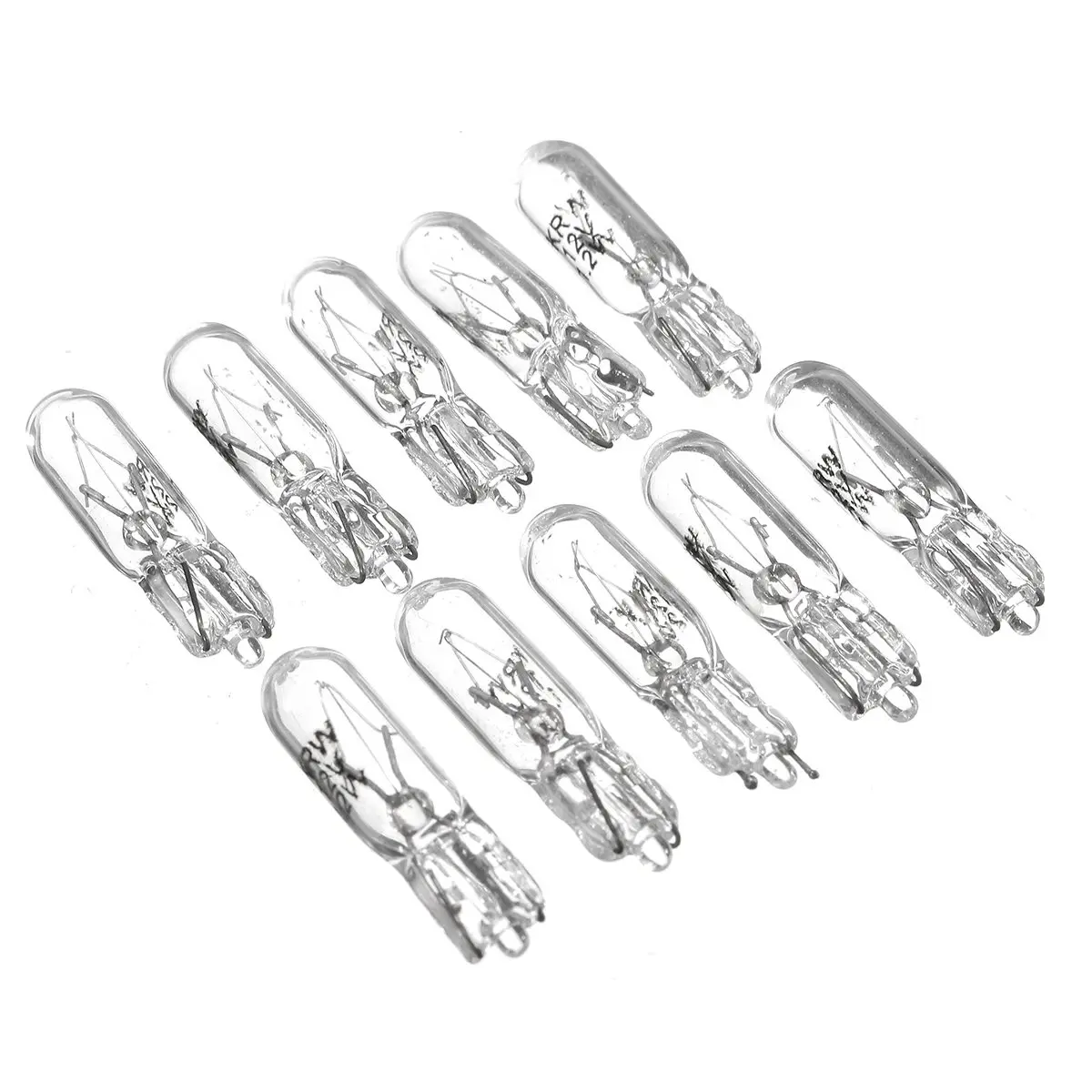 

10Pcs 286 Indicator Dash Car Turn Light Bulbs 12V 1.2W Small Wedge Clear Fog Lights Car Headlights Lamp