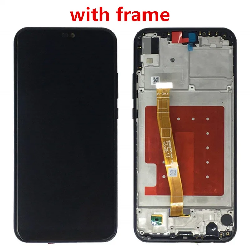 

For Huawei p20lite Nova3e ANE-LX1 ANE-LX2 ANE-LX3 LCD Display Touch Screen Digitizer Assembly Replacement with frame