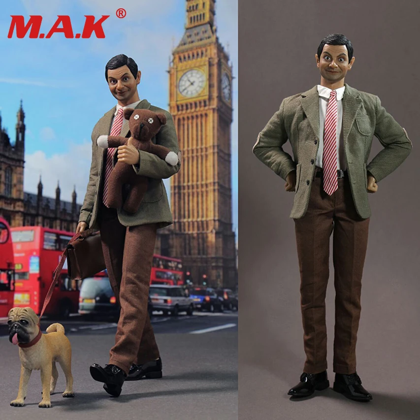 

Collection 1/6 Full Set Male Action Figure Rowan Atkinson Mr Bean Collectible 12'' Man Figure Model