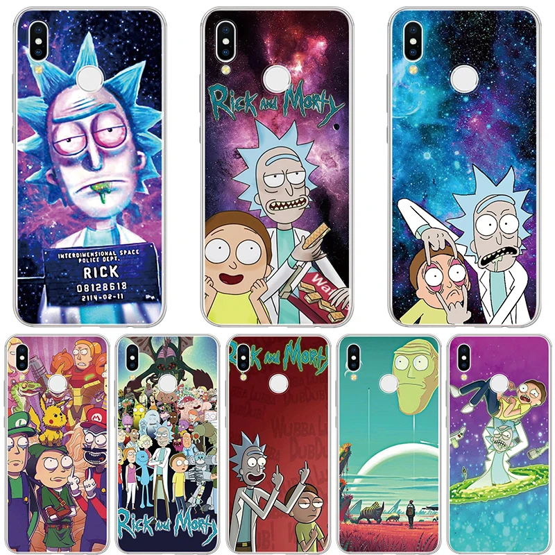 

Rick And Morty Fashion Back Cases For Huawei Honor 9 Lite 10 7A Pro 4C 4X 5C 6 7C 7X 8 V9 Play Cool Funda For Honor 8X 8C Case