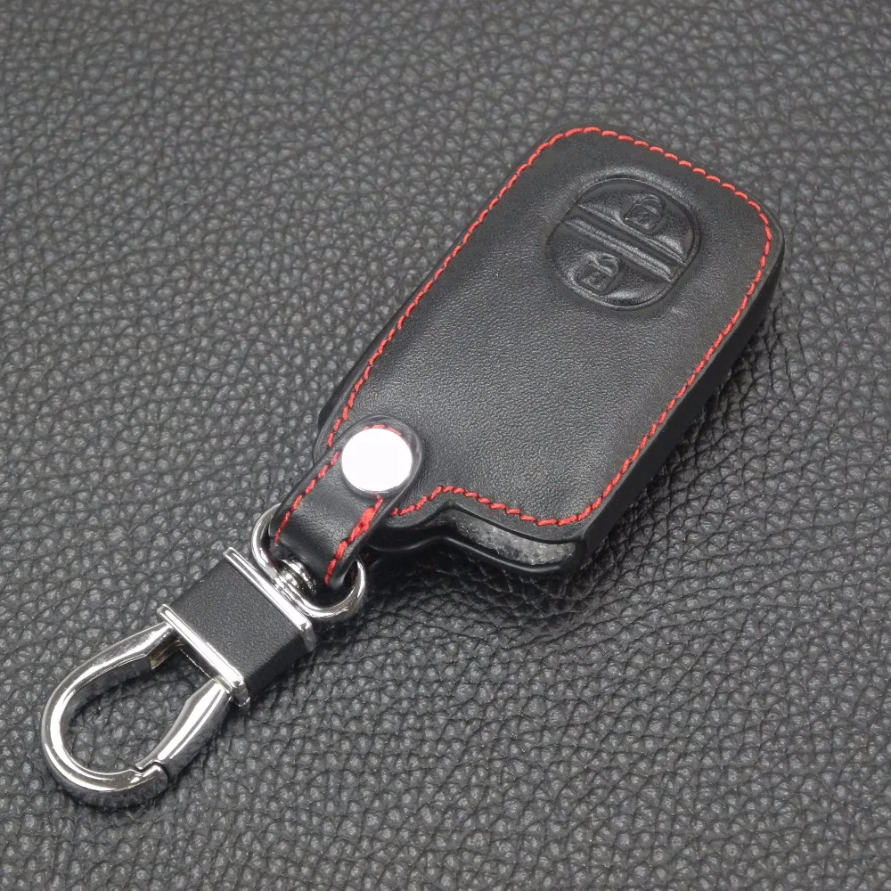 Remote Car Genuine Leather Control Key Cover Case For Toyota Land