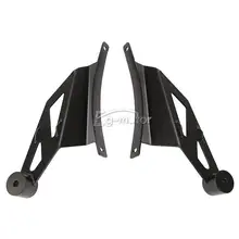 Пара верхний лобовое стекло 5" Изогнутые светлая полоса Крепления подходят для 09-14 Ford F150 Топ