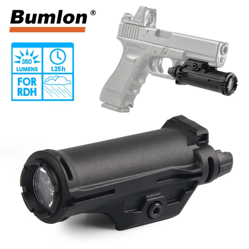 

New Tactical XH15 Pistol Light 350 Lumens WeaponLight LED Light Rapid Deploy Holster Flashlight Weapon Light For Hunting Airsoft