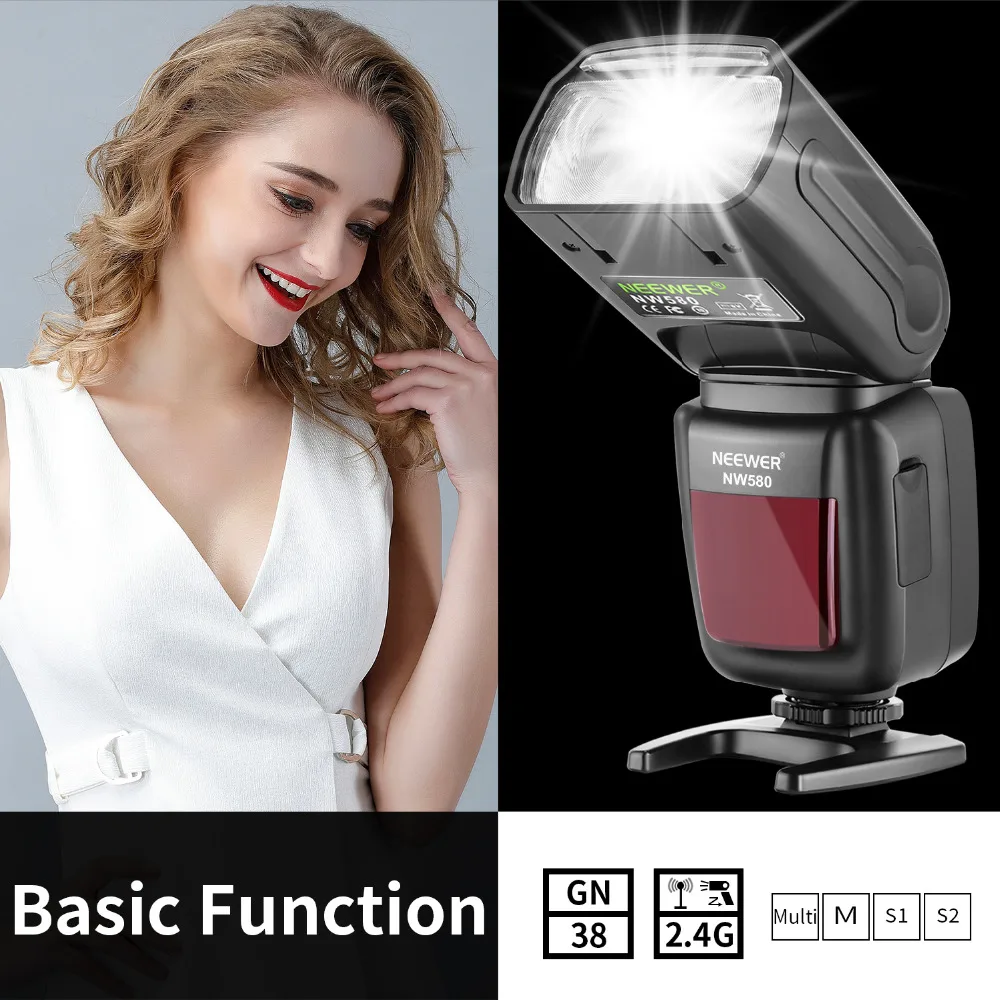 Новая беспроводная вспышка Speedlite для Canon Nikon Sony Panasonic Olympus Fujifilm и других зеркальных