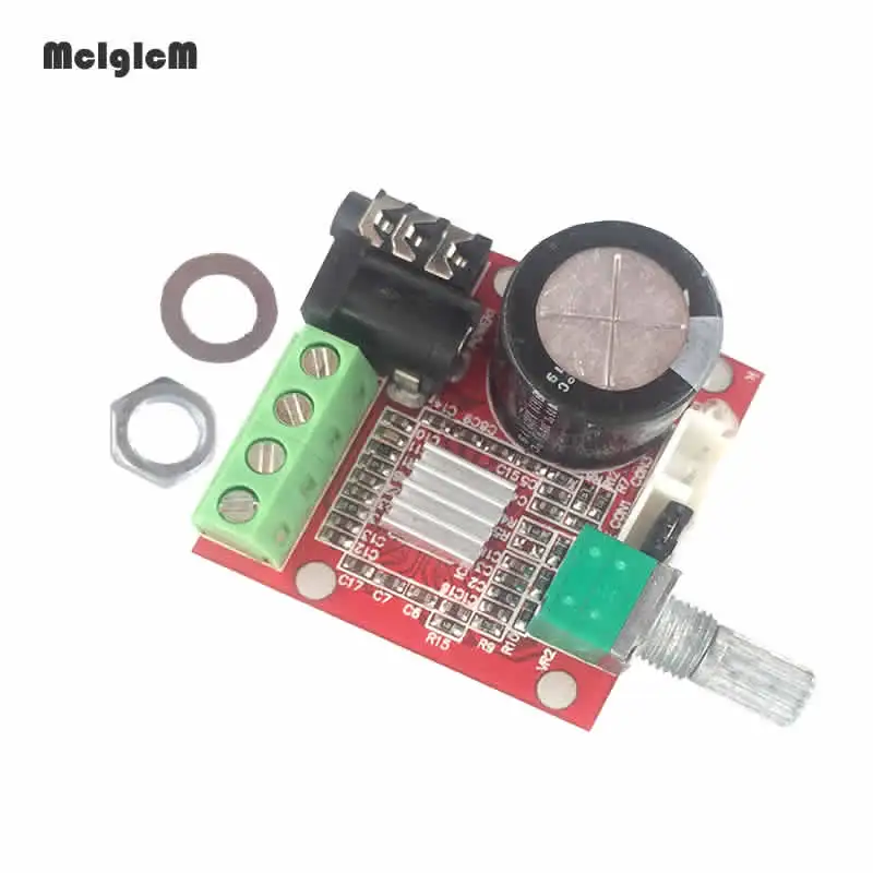 

12V Mini Hi-Fi PAM8610 Audio Stereo Amplifier Board 2X10W Dual Channel D Class