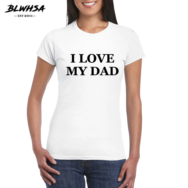 WT001804603 I LOVE MY DAD White Logo