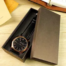 Простой дизайн упаковки смотреть картонная подарочная коробка jewelry аксессуары складной коробки черный дизайн патент коробки