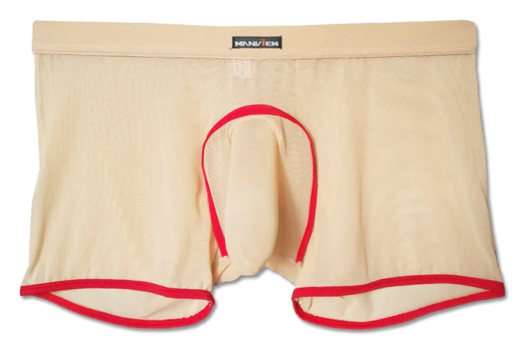 

Men's underwear elephant JJ set sexy boxers net yarn egg separation funny pants Gay underwear men underwear boxer men