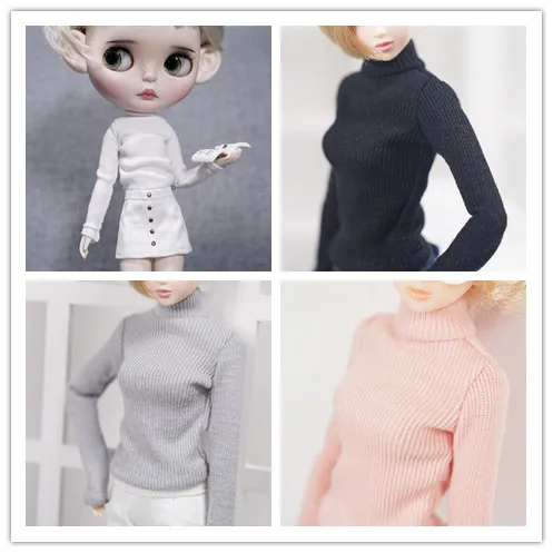 

New [1/6 Doll turtleneck Sweater] Doll Coat Doll Outfit (Fit blyth,pullip,BJD,azone,kurhn,ob,ICY,1/6 Doll)