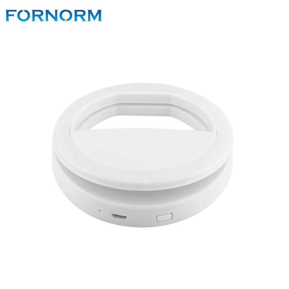 

FORNORM Selfie Ring Light Led Portable Photo Lamp Flash Smartphone Ring Light USB Camera Phone Lamp for iPhone 6s 7 Samsung S8