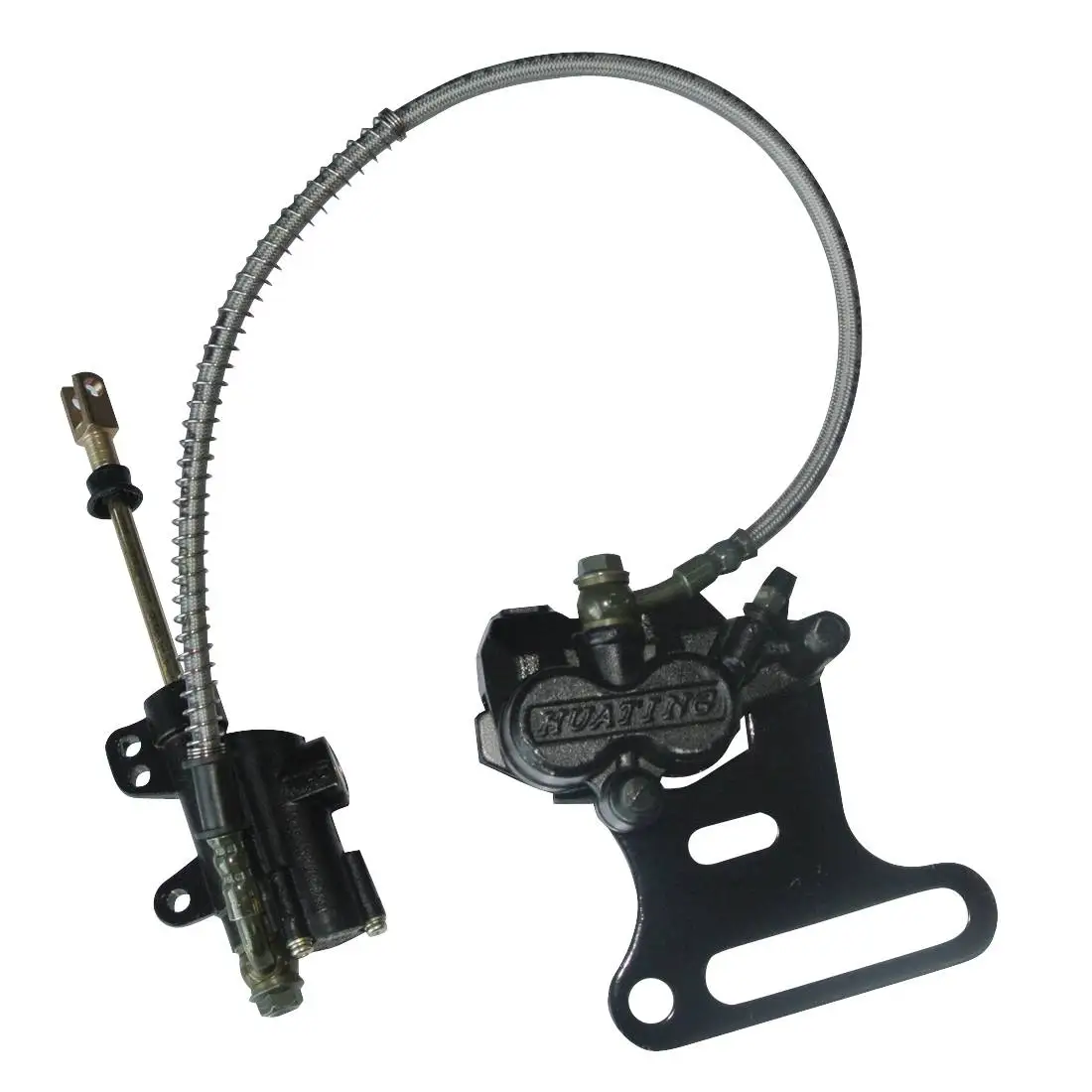 BIKE BRAKE SYSTEM PITBIKE BACK BREAK CALIPER REAR MASTER CYLINDER BLACK BIKE BRAKE SYSTEM PITBIKE BACK BREAK CALIPER REAR MASTER CYLINDER BLACK