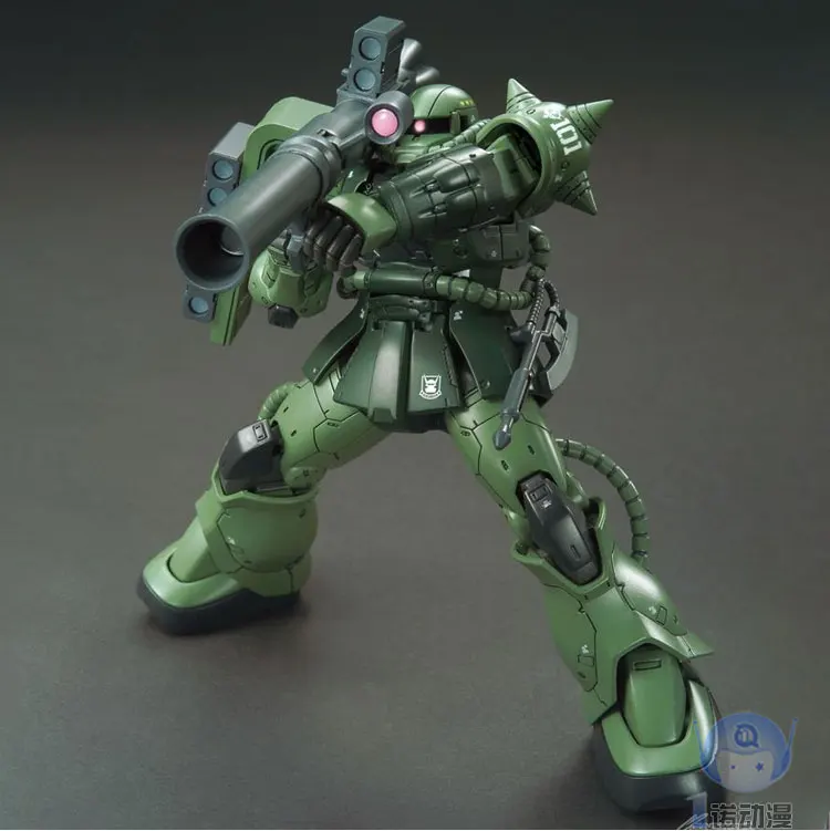 Оригинальный Gundam HG 1/144 модель MS-06S ZAKU 2 княжество зеон чар AZNABLE мобильный костюм происхождения GTO дети игрушечные лошадки BANDAI