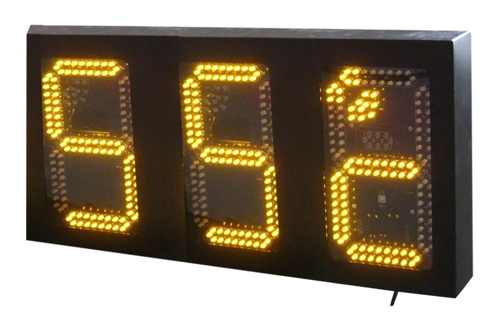 

large size outdoor waterproof 10inch 3digits temperature display sceen LED display