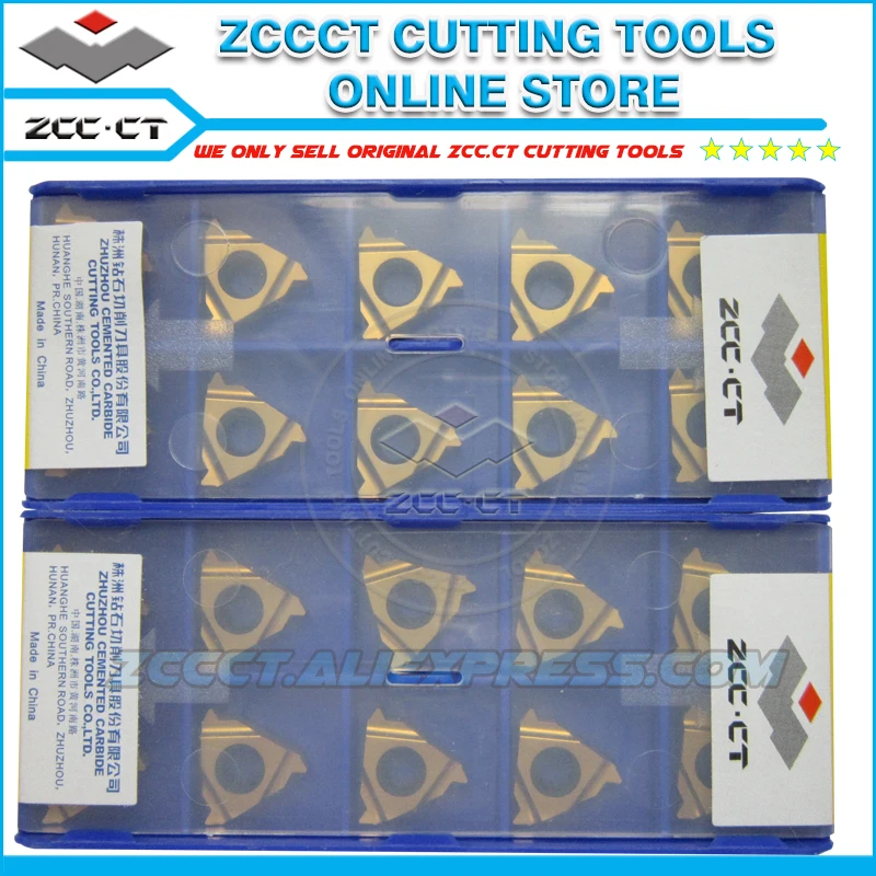 

10pcs zcc 11mm pitch Whitworth thread RT16.01W-11W right hand threading carbide insert zcc-ct threading cutter