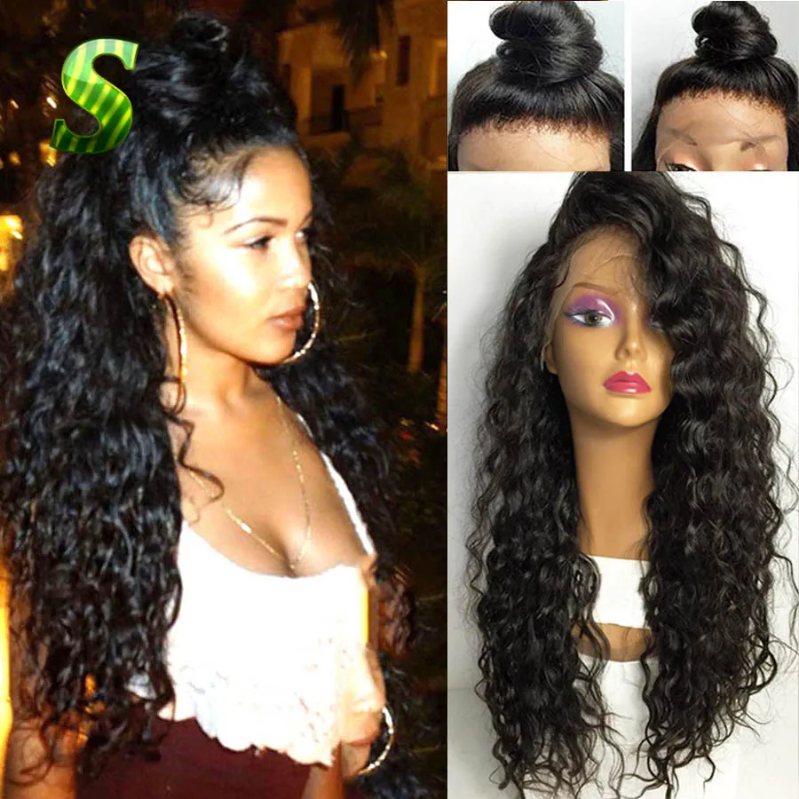 

Full Lace Virgin Hair Wigs Brazilian Wigs For Black Women Deep Curly Full Lace Human Hair Wigs For Black Women Lace Front Wigs