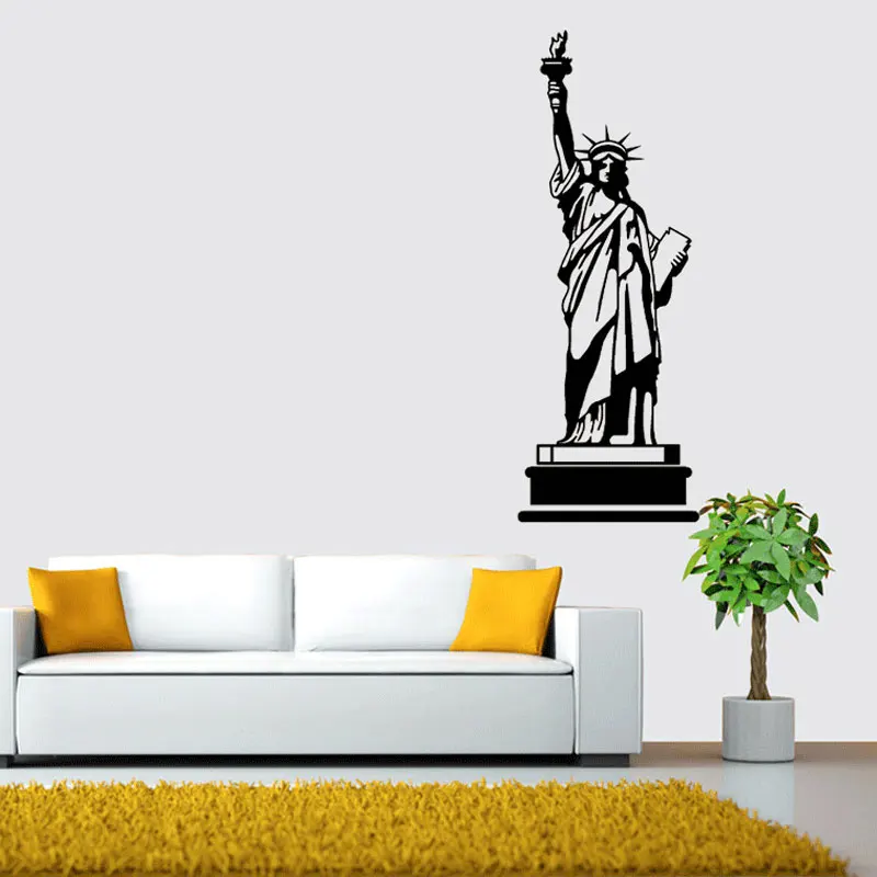 

The Statue of Liberty creative art murals room decoration vinyl wall stickers