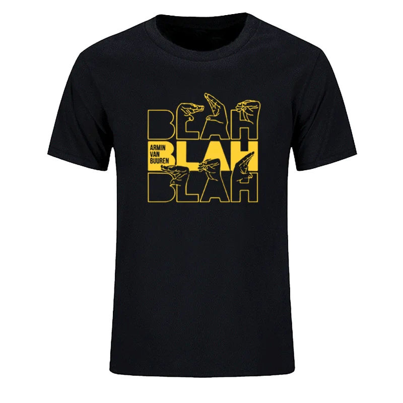 Летняя Новинка Armin Van BUUREN с принтом модные высококачественные повседневные мужские хлопковые короткие футболки DJ