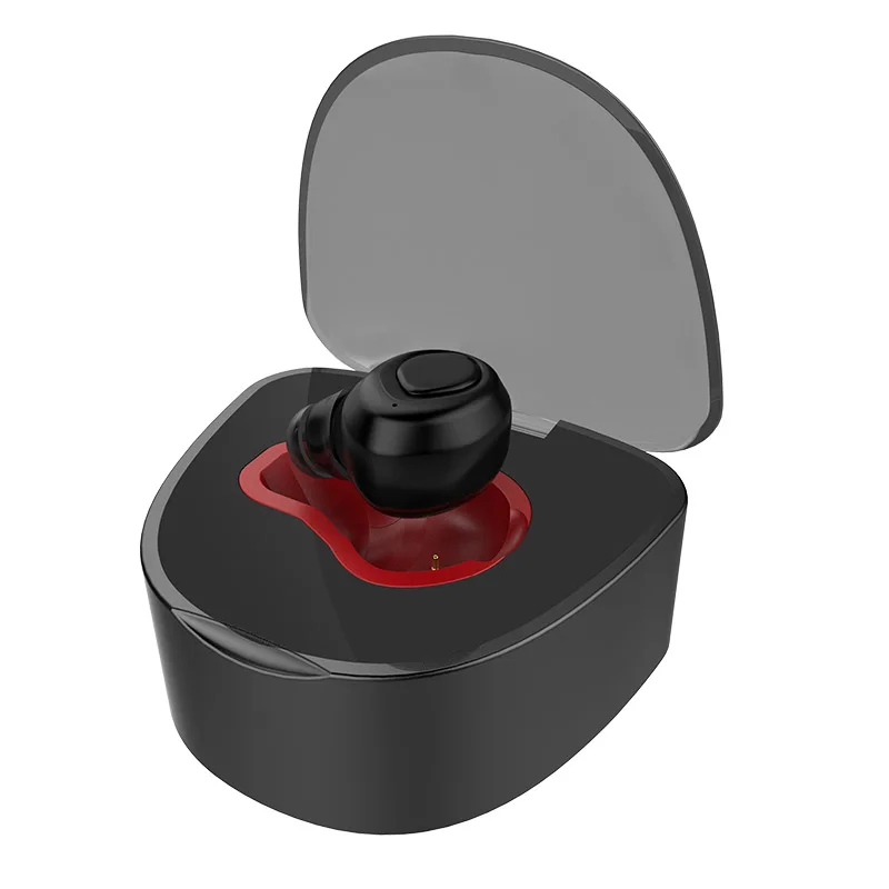 

Q7 Wireless Handsfree Bluetooth Headset Earphone V4.1 smart car call business Bluetooth Headphones with Storage Box