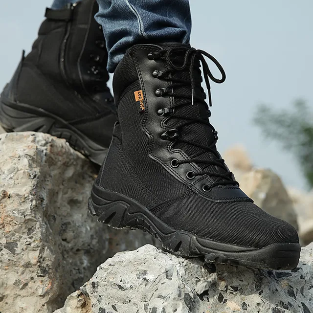 mens high top military boots