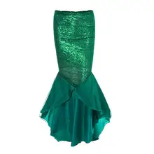 Элегантная женская юбка-годэ, расшитая блестками, для женщин, костюм для фотосъемки, Vestidos, летние вечерние платья, макси-юбка