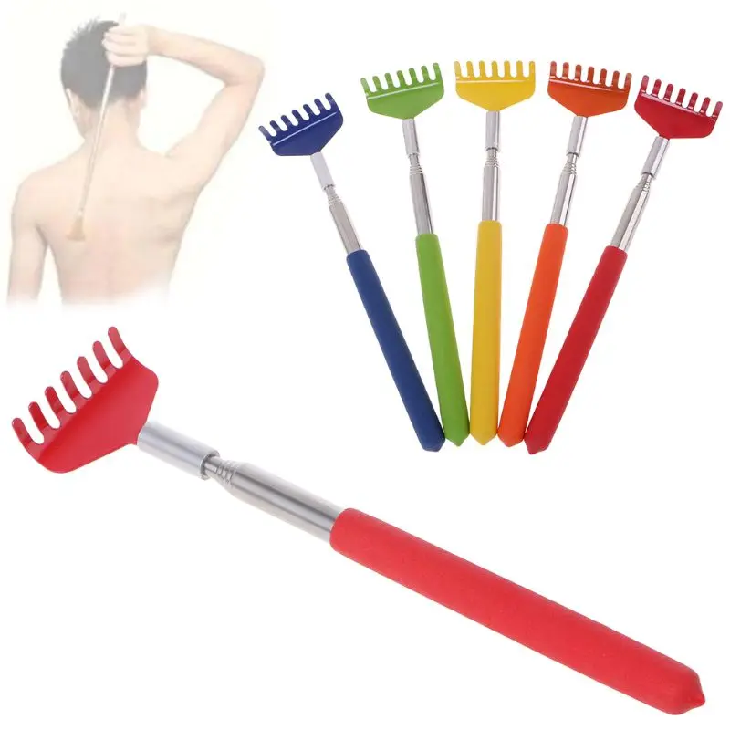 1pcs Back Scratcher Telescopic Scratching Backscratcher Massager Back Scraper Extendable Telescoping Itch Health Care Relaxation