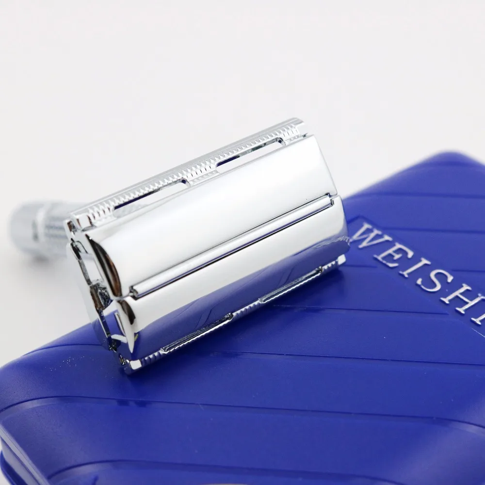 Безопасная бритва Weishi 9306 F 100 шт./лот с двойным краем бабочка из латуни