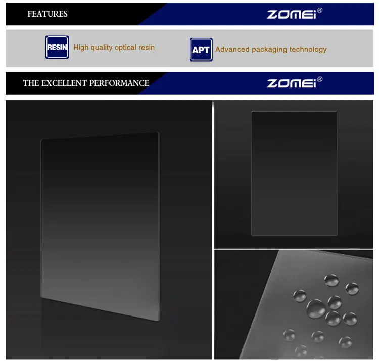 camera filter square filter  gradual camera filter  For cokin Z  (4)