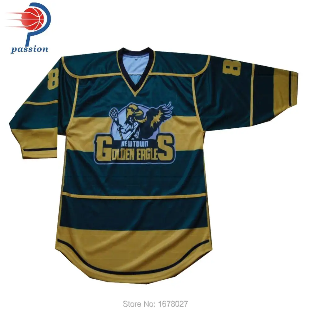 Green Yellow Home and Away Box Lacrosse Jersey For Lax in Ice Hockey