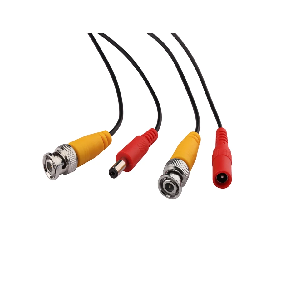 Hamrolte BNC Cable CCTV Power Video BNC+DC Plug Cable For AHD,CVI,TVI ,Analog Camera Surveillant System 50m/40m/30m/20m/10m/5m